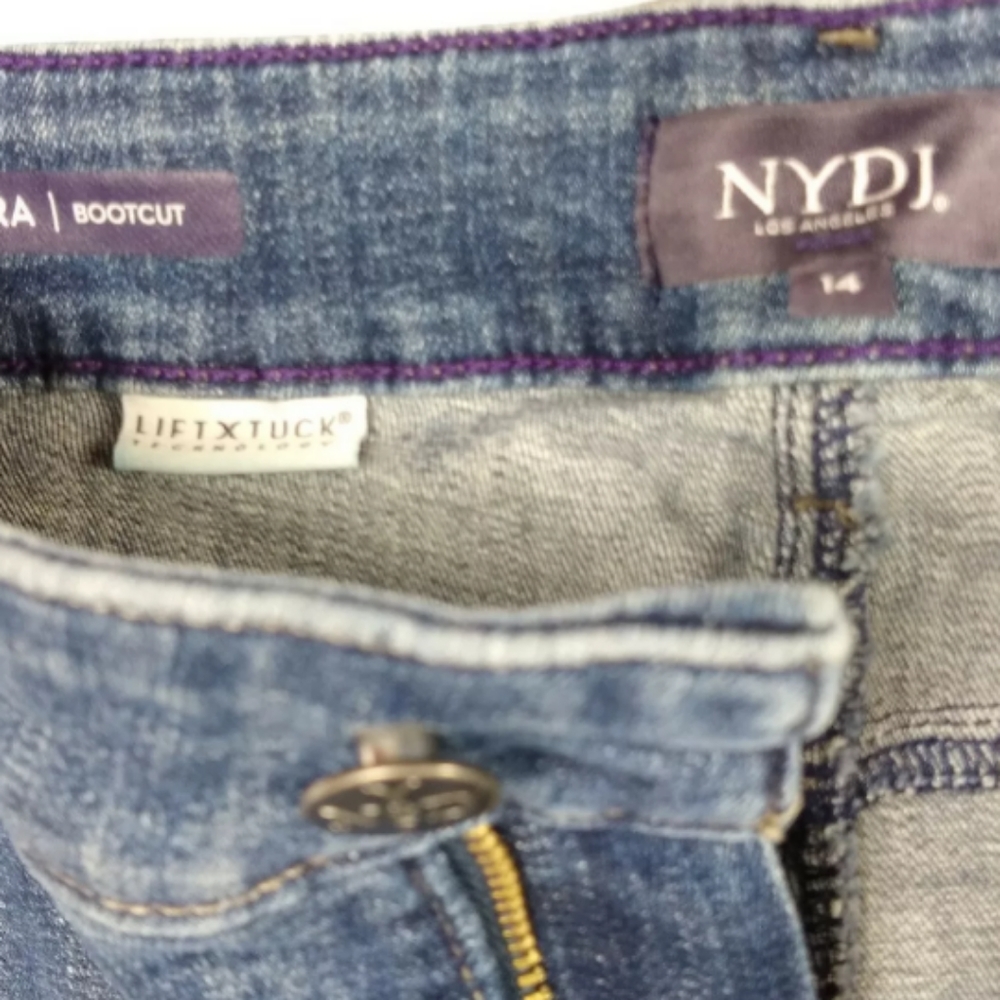 New Women's 14 NYDJ Barbara Bootcut Jeans - Picture 3 of 7